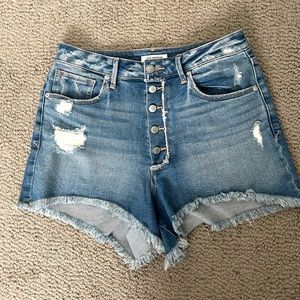 Good American Buttonfly Shorts Size: 10/30